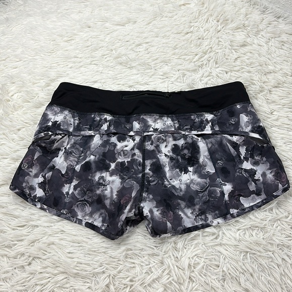 Lululemon Speed Short Mini Obscurred Black Dusty Mauve / Black - Picture 3 of 5